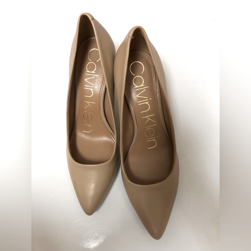 Calvin Klein pumps, natural beige. Worn only one time.